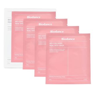 Biodance Bio-Collagen Real Deep Mask – Pack de 4 masques (34g chacun)